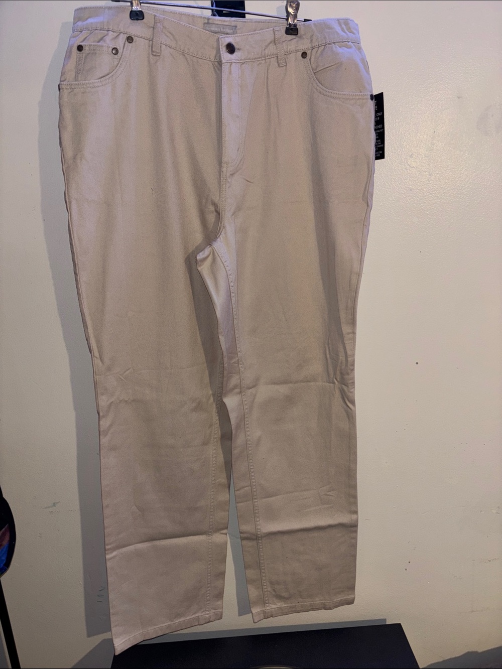 Woman Within Khaki/Tan Straight-Leg Women's Pants